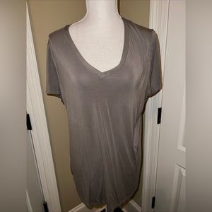 EMMA'S closet super soft tunic size large Rayon Tan Shirt